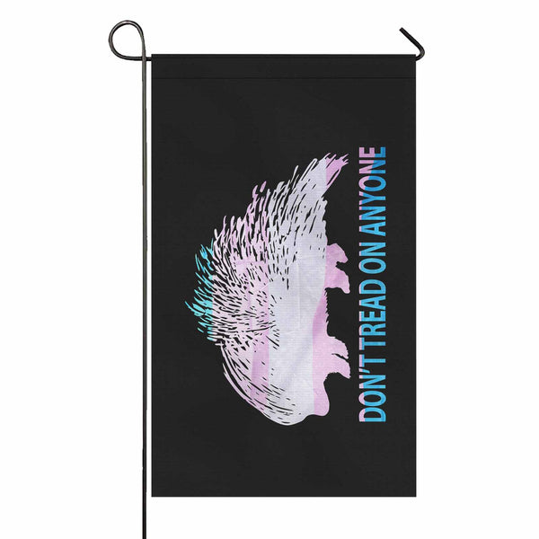 Don't Tread Porcupine - Trans Two Sided Flag - Proud Libertarian - Proud Libertarian
