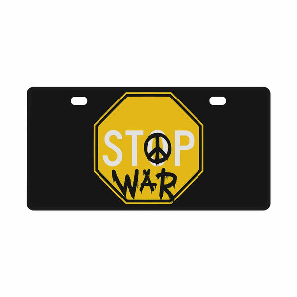 Stop Wars License Plate