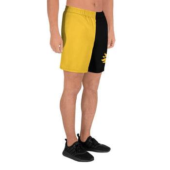 Ancap Porcupine Men's Athletic Long Shorts - Proud Libertarian - Proud Libertarian