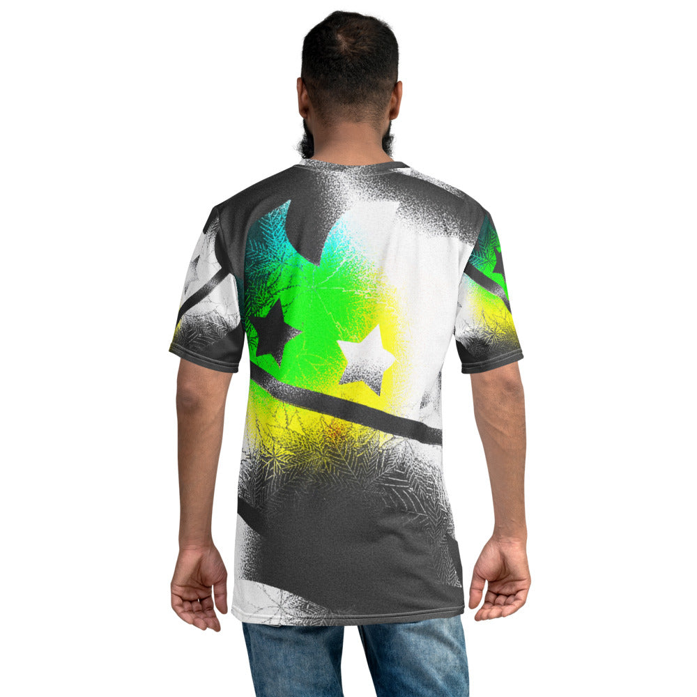 Porcupine Cannabis Grafitti Men's T-shirt - Proud Libertarian - Proud Libertarian