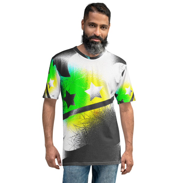 Porcupine Cannabis Grafitti Men's T-shirt - Proud Libertarian - Proud Libertarian