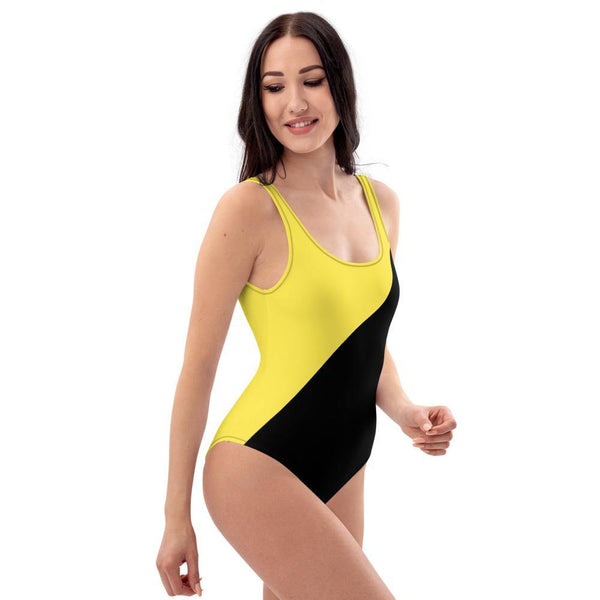 AnCap One-Piece Swimsuit - Proud Libertarian - Proud Libertarian