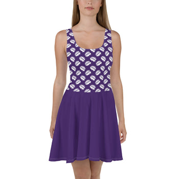 Purple Porcupine Skater Dress - Proud Libertarian - Proud Libertarian