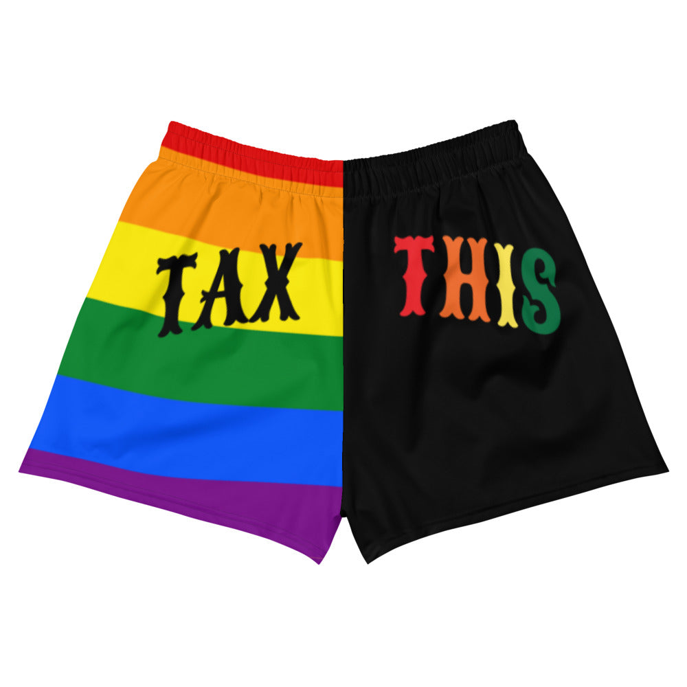 Tax This LGBT Porcupine Athletic Short Shorts - Proud Libertarian - Proud Libertarian