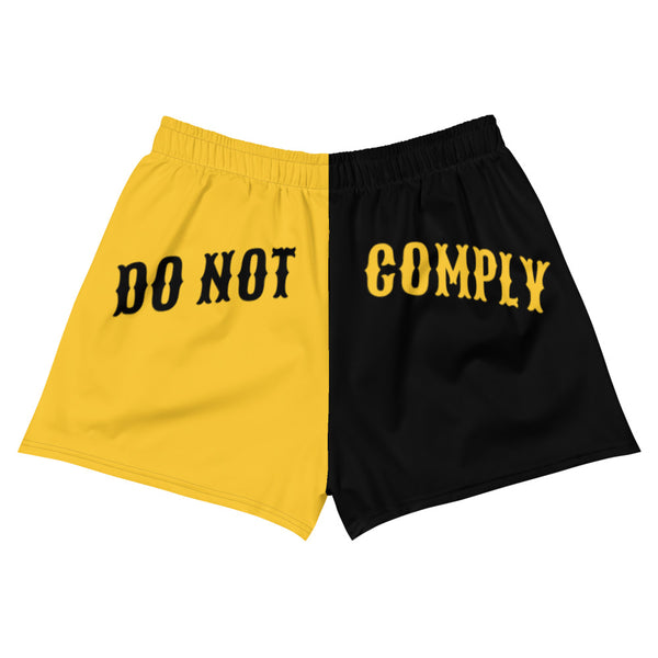 DO NOT COMPLY Athletic Short Shorts - Proud Libertarian - Proud Libertarian