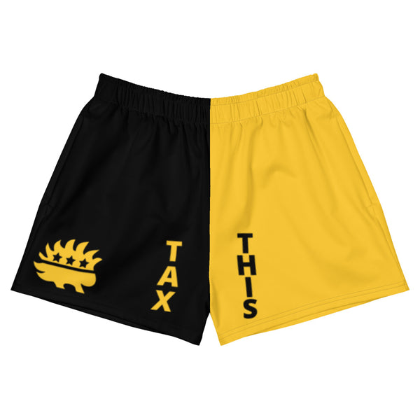 Tax This Athletic Short Shorts - Proud Libertarian - Proud Libertarian