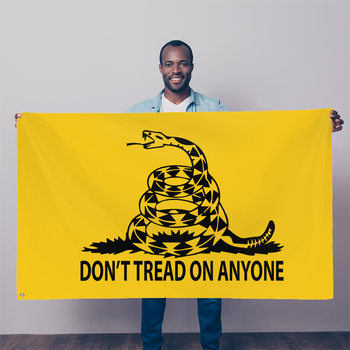 Don't Tread on Anyone Single Sided Flag - Proud Libertarian - Proud Libertarian
