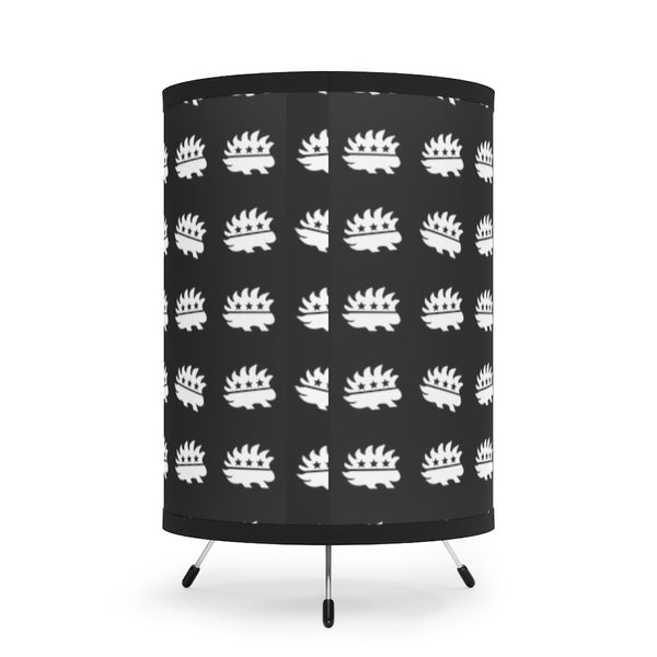 Porcupine Tripod Lamp with High-Res Printed Shade, US\CA plug - Proud Libertarian - Printify
