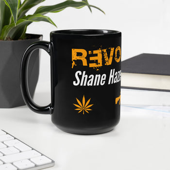 Shane Hazel for Governor Black Glossy Mug - Proud Libertarian - Shane Hazel