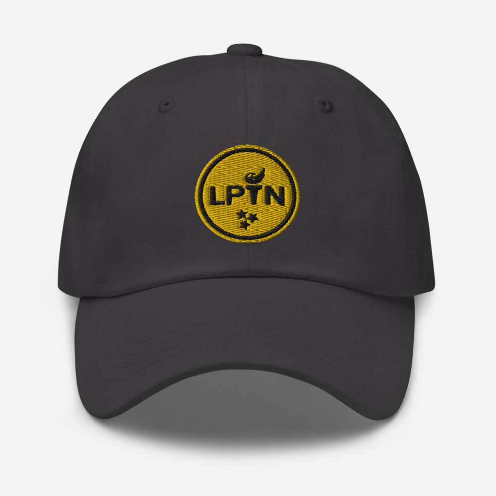 LPTN (Gold) Dad hat - Proud Libertarian - Libertarian Party of Tennessee