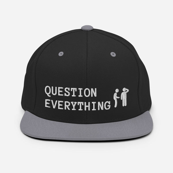 Question Everything Snapback Hat - Proud Libertarian - The Brian Nichols Show