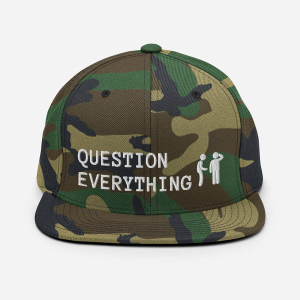 Question Everything Snapback Hat - Proud Libertarian - The Brian Nichols Show