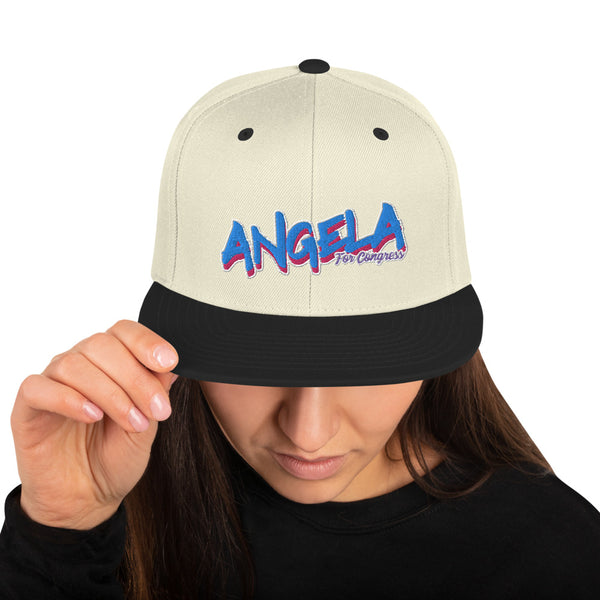 Angela For Congress Snapback Hat - Proud Libertarian - Angela Pence