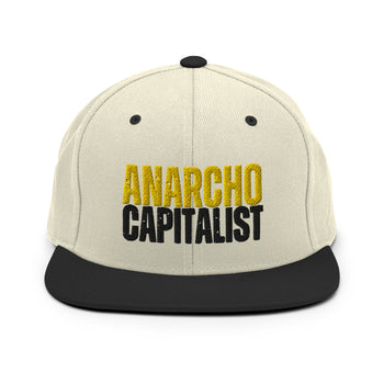 Anarchocapitalist Snapback Hat - Proud Libertarian - NewStoics