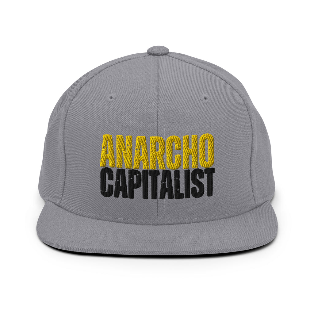 Anarchocapitalist Snapback Hat - Proud Libertarian - NewStoics