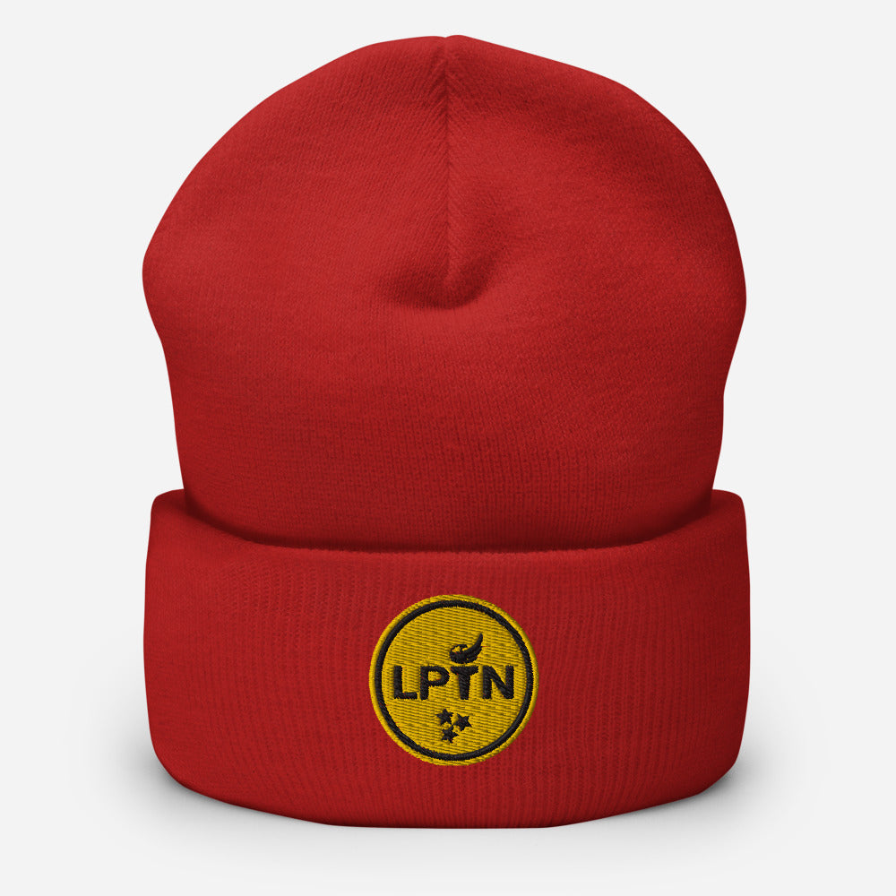 LPTN (Gold) Cuffed Beanie - Proud Libertarian - Libertarian Party of Tennessee