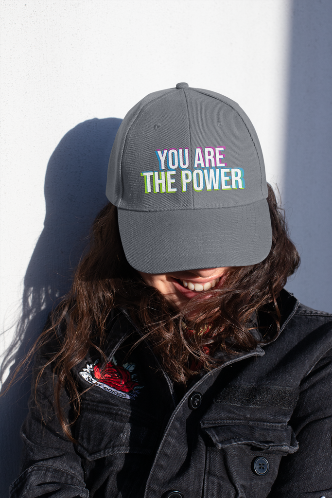 You are the Power Distressed Dad Hat - Proud Libertarian - You Are the Power