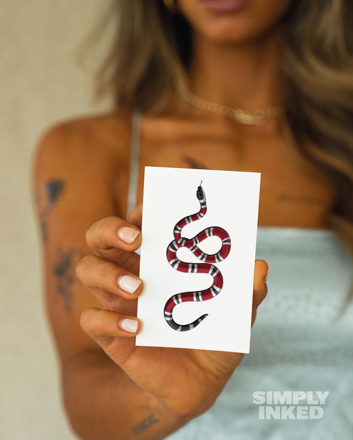 Designer Snake Tattoo by Simply Inked – Proud Libertarian