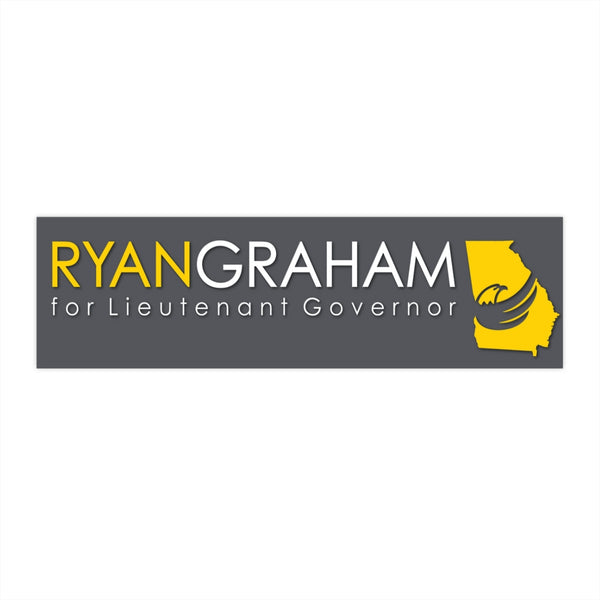 Ryan Graham for Lieutenant Governor Bumper Sticker - Proud Libertarian - Graham for Georgia