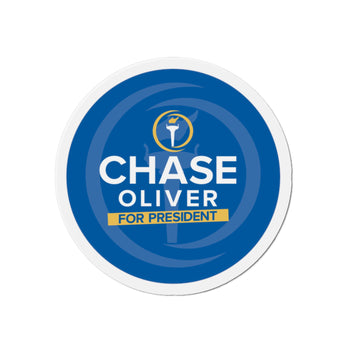 Chase Oliver for President Die-Cut Magnets - Proud Libertarian - Chase Oliver