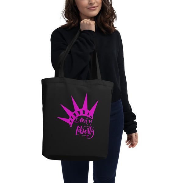 Lady Liberty Eco Tote Bag - Proud Libertarian - Proud Libertarian