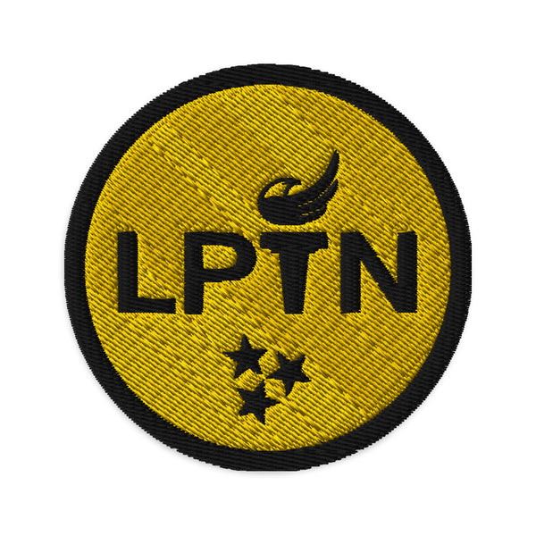 LPTN Embroidered patches - Proud Libertarian - Libertarian Party of Tennessee