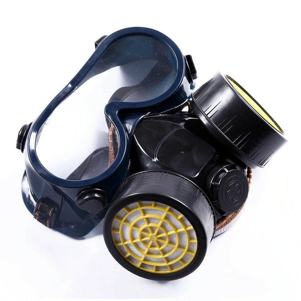 Emergency Survival Safety Respiratory Gas Mask Goggles &2 Dual Protection Filter by Plugsus Home Furniture - Proud Libertarian - Plugsus Home Furniture