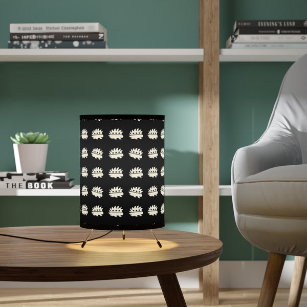 Porcupine Tripod Lamp with High-Res Printed Shade, US\CA plug - Proud Libertarian - Printify