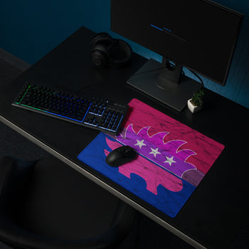 Libertarian Porcupine - LGBTQ - Bisexual Gaming mouse pad - Proud Libertarian - Proud Libertarian