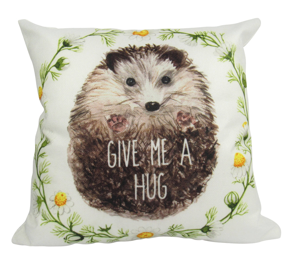 Hedgehog | Give Me a Hug | Pillow Cover | Throw Pillow | Sister Gift | Christmas Gift | Fall Decor | Farmhouse Decor | Room Decor | Mom Gift by UniikPillows - Proud Libertarian - UniikPillows