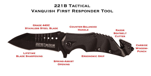 Vanquish First Responder Tool by 221B Tactical - Proud Libertarian - 221B Tactical