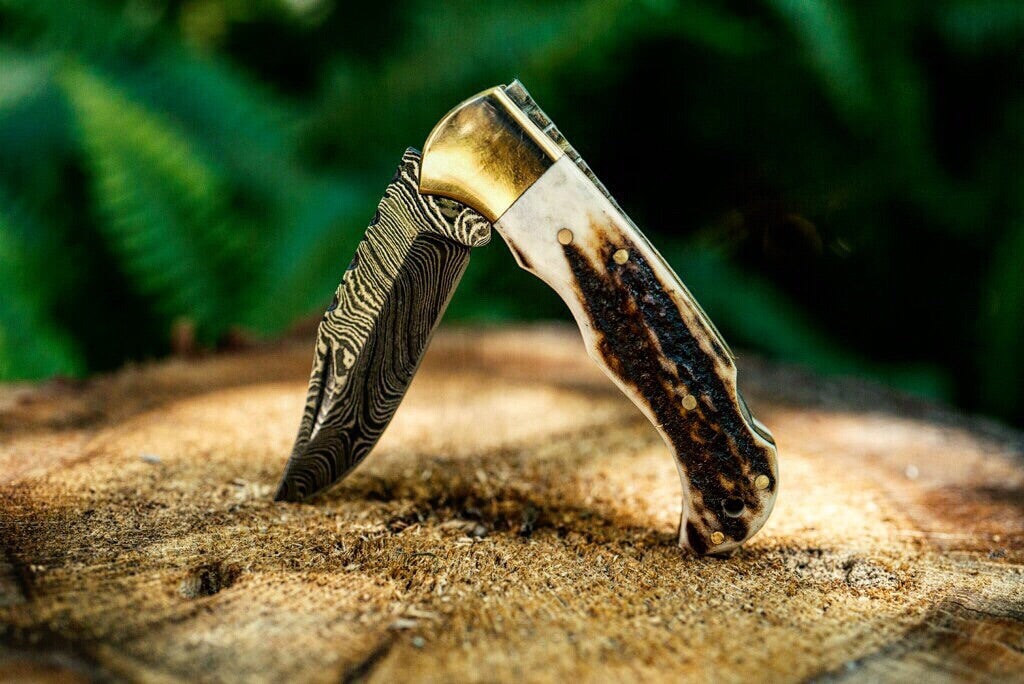 Deer Antler Pocket Knife- VG 33 by Vintage Gentlemen - Proud Libertarian - Vintage Gentlemen