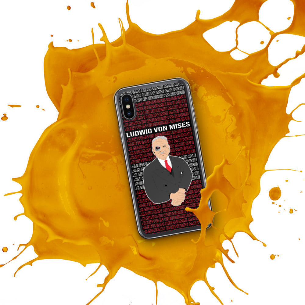 Ludwig von Mises - Austrian Economics Machine iPhone Case - Proud Libertarian - Hunter Wynn Designs