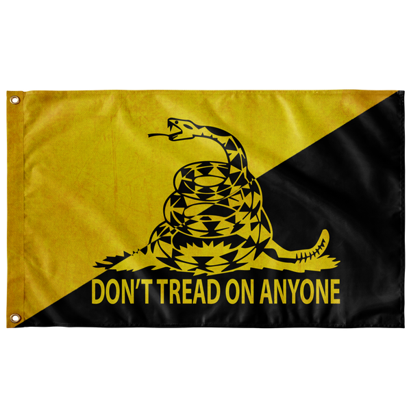 Don't Tread on Anyone Single Sided Flag - Proud Libertarian - Proud Libertarian