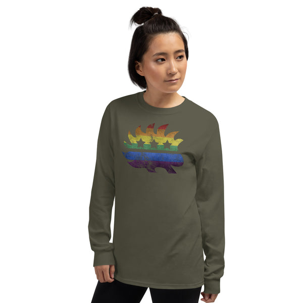 LGBTQ+ Pride Porcupine Long Sleeve Shirt - Proud Libertarian - Proud Libertarian