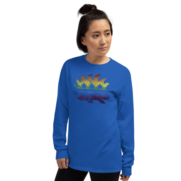 LGBTQ+ Pride Porcupine Long Sleeve Shirt - Proud Libertarian - Proud Libertarian