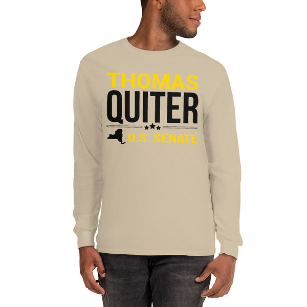 Quiter for US Senate Men’s Long Sleeve Shirt - Proud Libertarian - Thomas Quiter Campaign