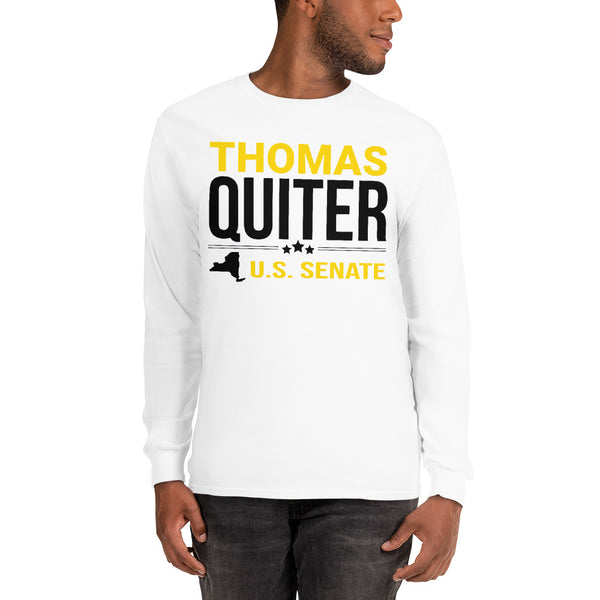 Quiter for US Senate Men’s Long Sleeve Shirt - Proud Libertarian - Thomas Quiter Campaign