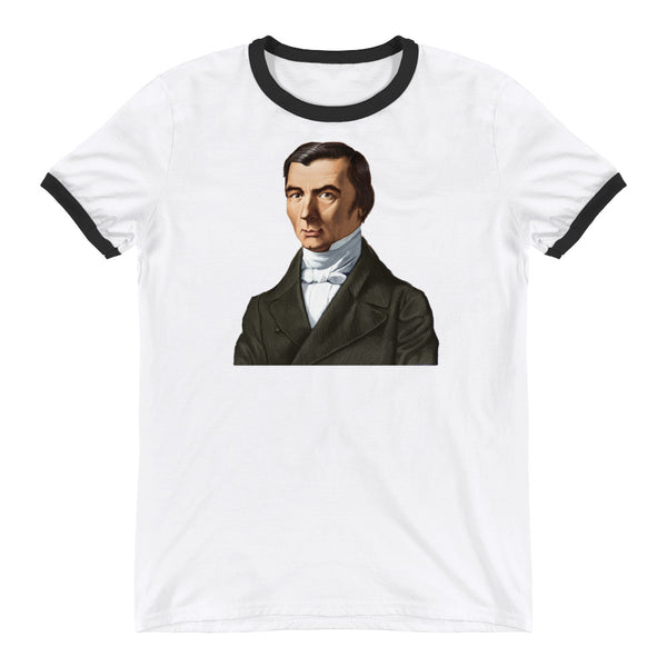 Frederic Bastiat Ringer T-Shirt - Proud Libertarian - Proud Libertarian