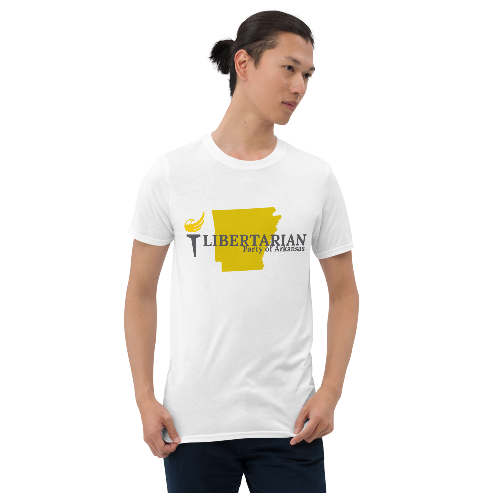 Libertarian Party of Arkansas Short-Sleeve Unisex T-Shirt - Proud Libertarian - Proud Libertarian