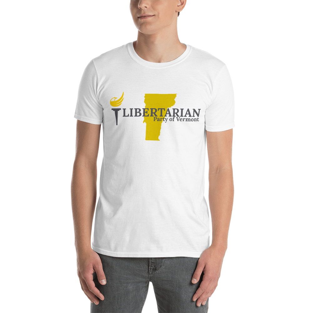 Libertarian Party of Vermont Short-Sleeve Unisex T-Shirt - Proud Libertarian - Proud Libertarian