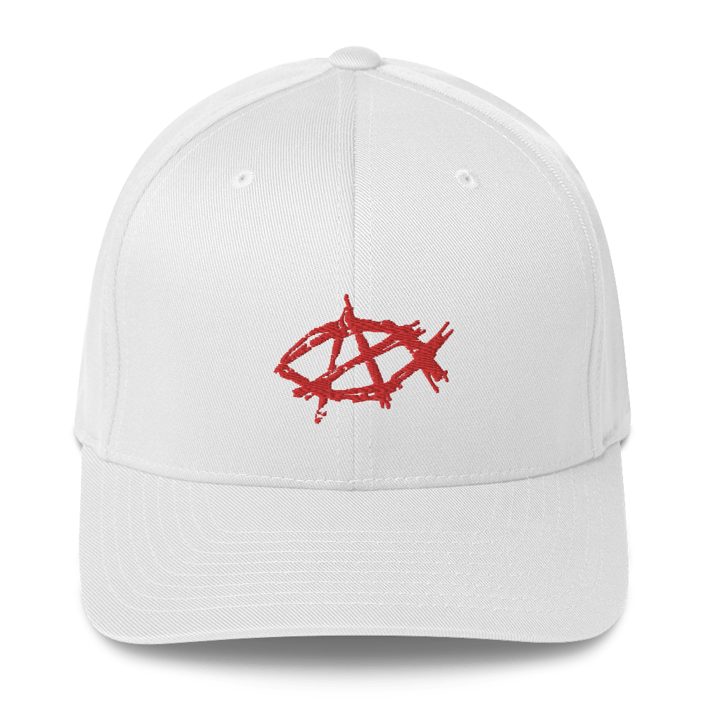 AnarchoChristian Flex-Fit hat - Proud Libertarian - AnarchoChristian