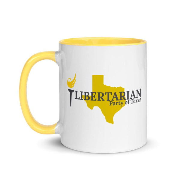 Libertarian Party of Texas Mug with Color Inside - Proud Libertarian - Proud Libertarian