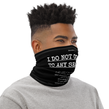 I Do Not Consent to Searches Facemask - Proud Libertarian - Proud Libertarian