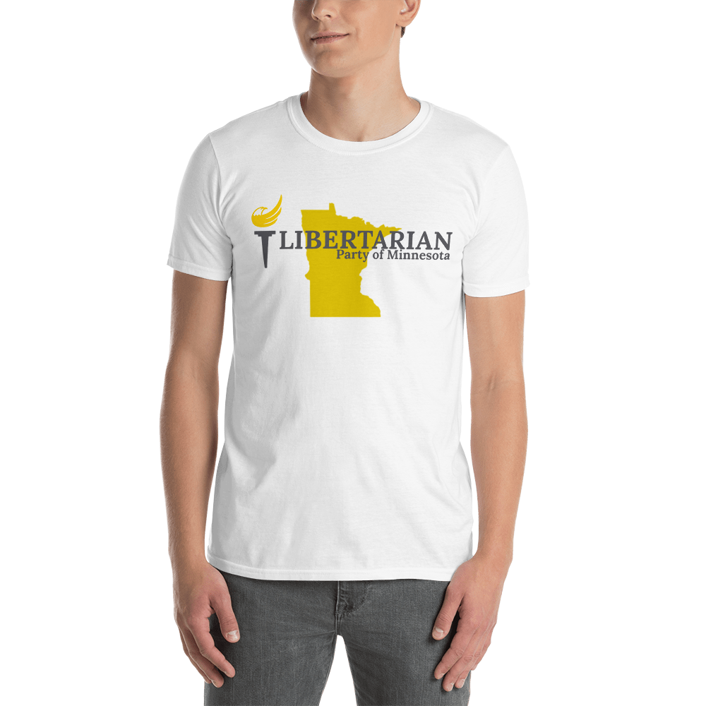 Libertarian Party of Minnesota Short-Sleeve Unisex T-Shirt - Proud Libertarian - Proud Libertarian