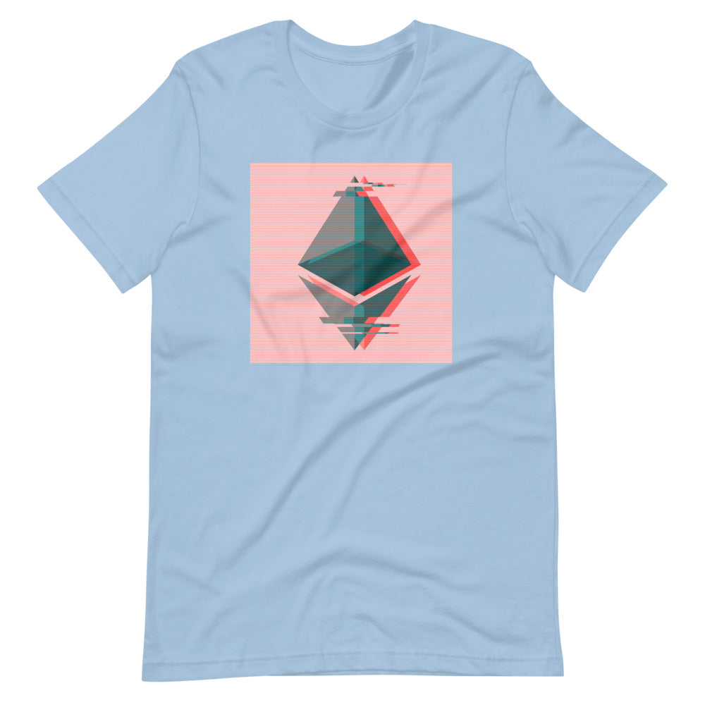 Ethereum3D Short-Sleeve Unisex T-Shirt - Proud Libertarian - Libertarian Frontier