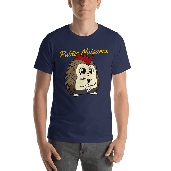Public Nuisance Angry Libertarian Cartoon Porcupine T-Shirt - Proud Libertarian - Cartoons of Liberty