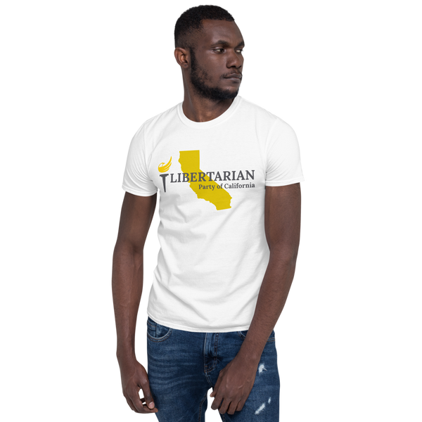 Libertarian Party of California Short-Sleeve Unisex T-Shirt - Proud Libertarian - Proud Libertarian