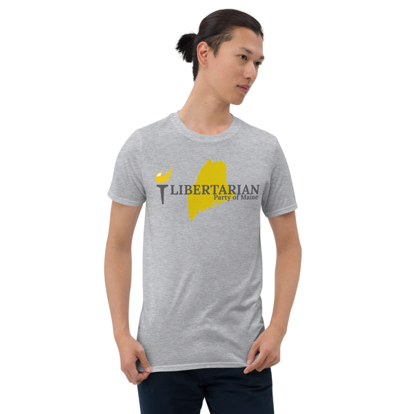 Libertarian Party of Maine Short-Sleeve Unisex T-Shirt - Proud Libertarian - Proud Libertarian