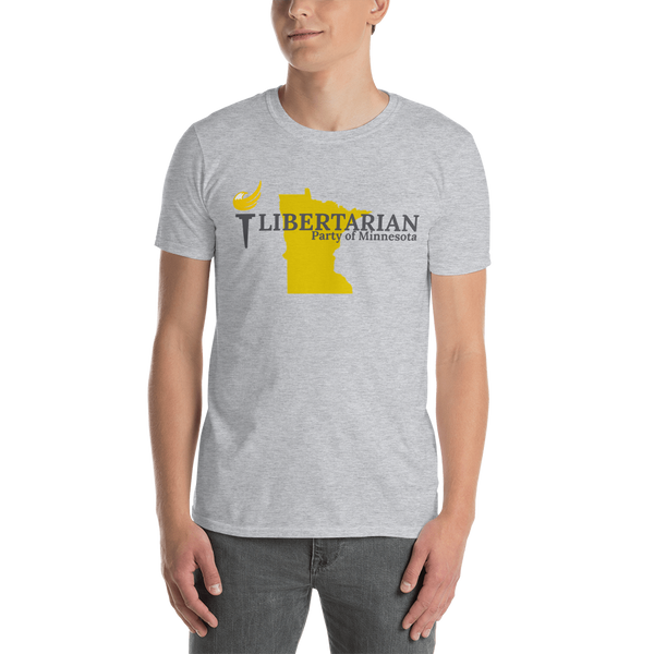Libertarian Party of Minnesota Short-Sleeve Unisex T-Shirt - Proud Libertarian - Proud Libertarian